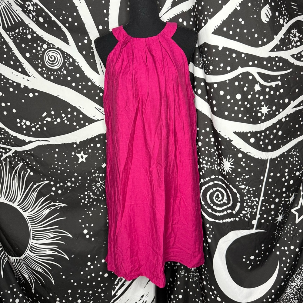Vero Moda Fuchsia Halter Mini Dress